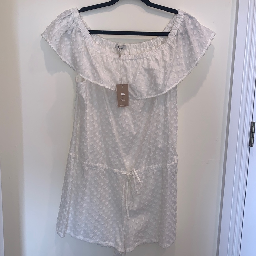 NWT Madewell beach romper